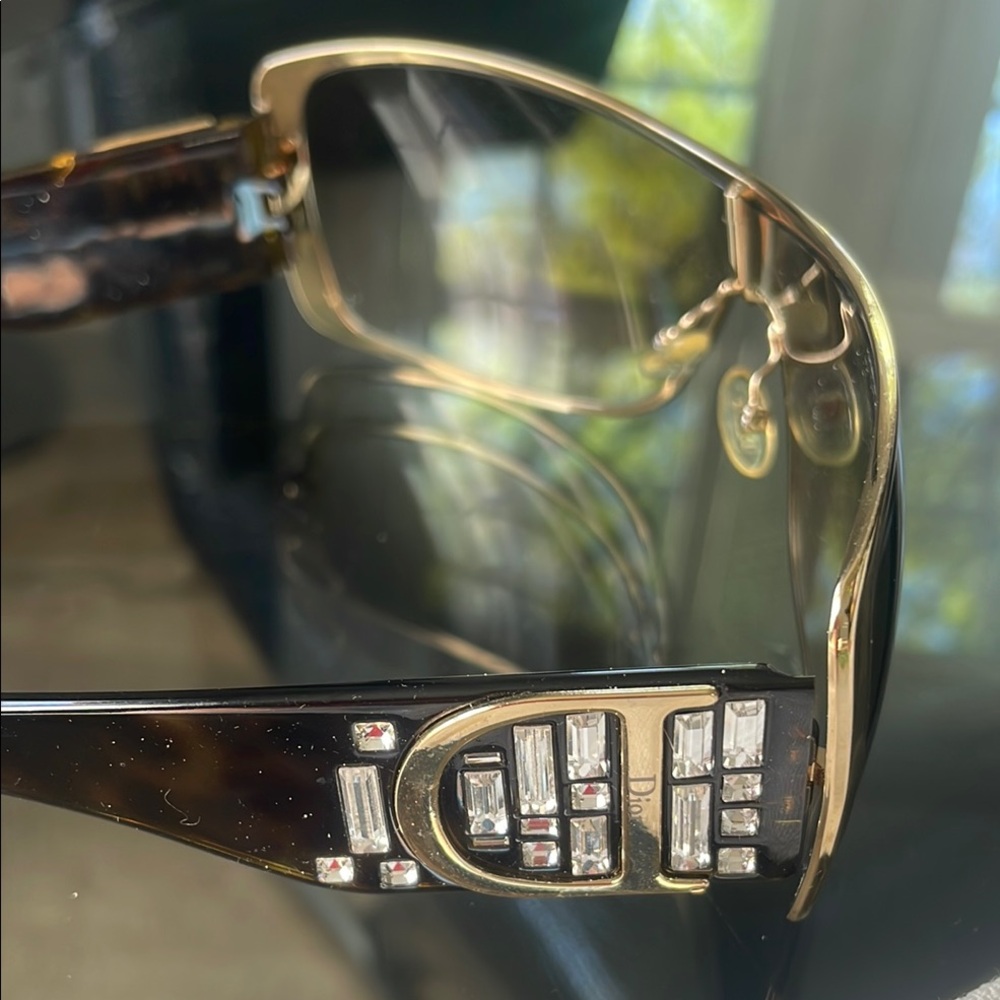 Dior Vintage glasses with Swarovski - Picture 3 of 4